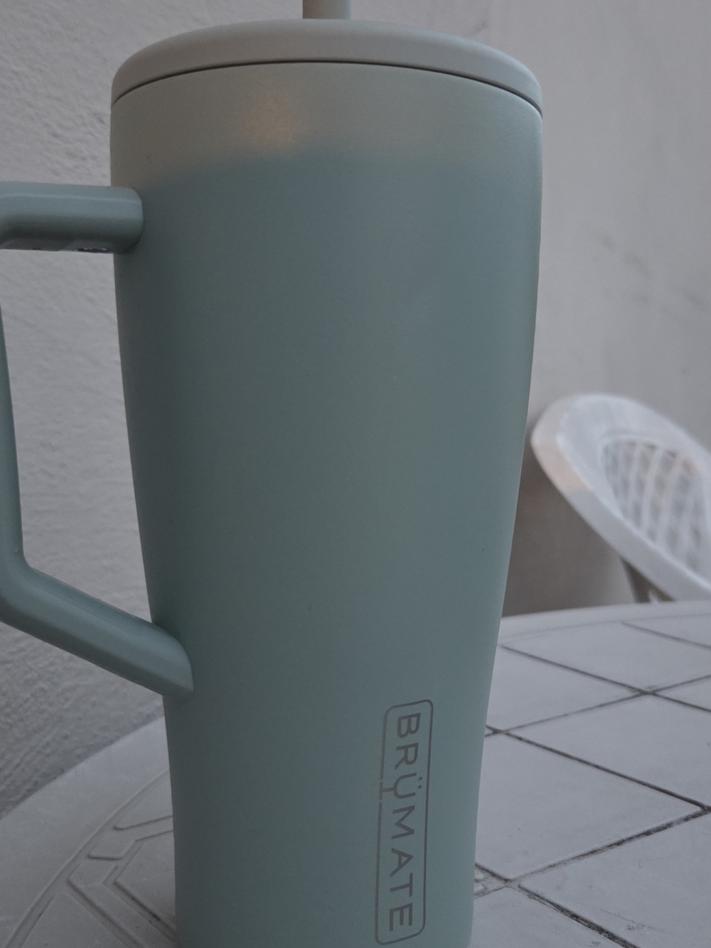 BrüMate Mint Insulated Travel Mug with Handle